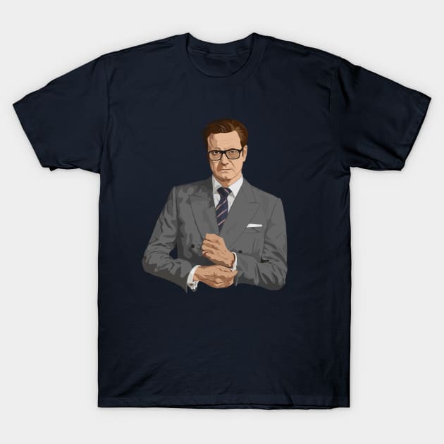 Harry Hart T-Shirt by Rubinator4708